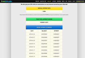 Proof Freebitco Pays Daily Interest