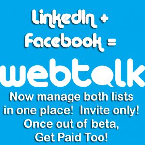 LinkedIn+Facebook=Webtalk!