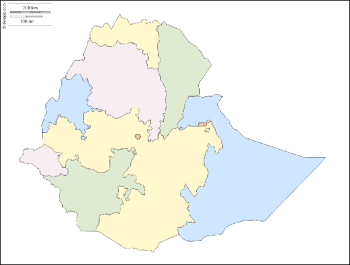 Songdove Books - Map of Ethiopia